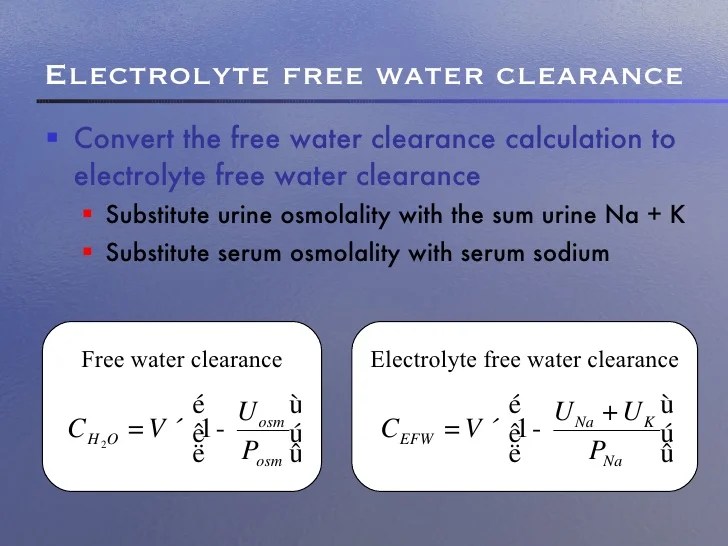 Electrolyte clearance osmotically particles