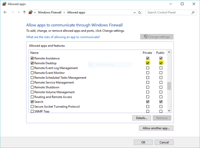 Simulation lab 4.2 module 04 use remote desktop configure firewall