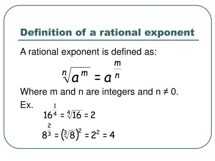 Radical functions and rational exponents unit test part 1